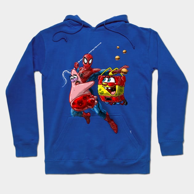 Sponge Spider Hoodie by tduffyworld